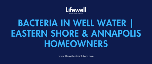 Bacteria in Well Water: Eastern Shore MD & Annapolis Guide - Lifewell Water Solutions LLC