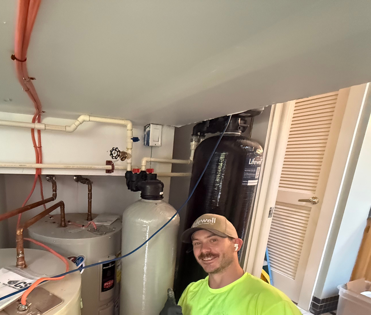whole-home arsenic install by a Lifewell Water Solutions Employee