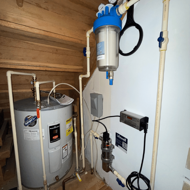 UV Light and Sediment Filter Installed by Lifewell Water Solutions LLC in Easton, Md